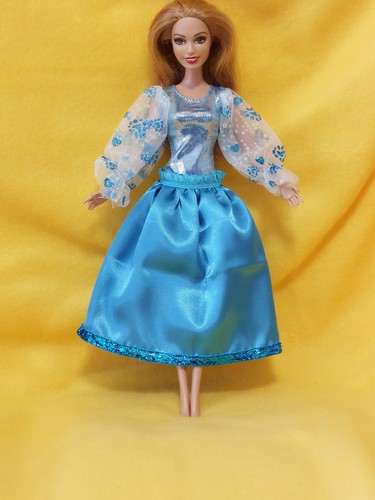 Barbie kleid türkis blau - barbie,