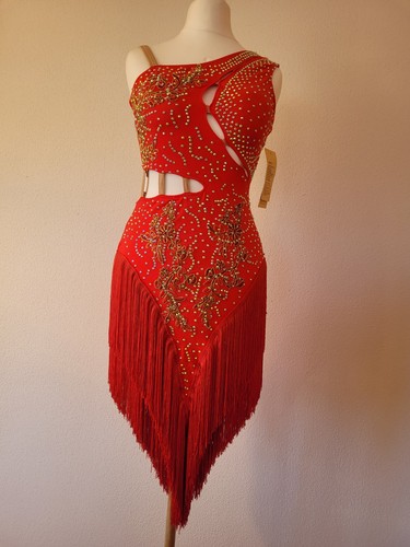 Latein turnierkleid rot - turnierkleid,,
